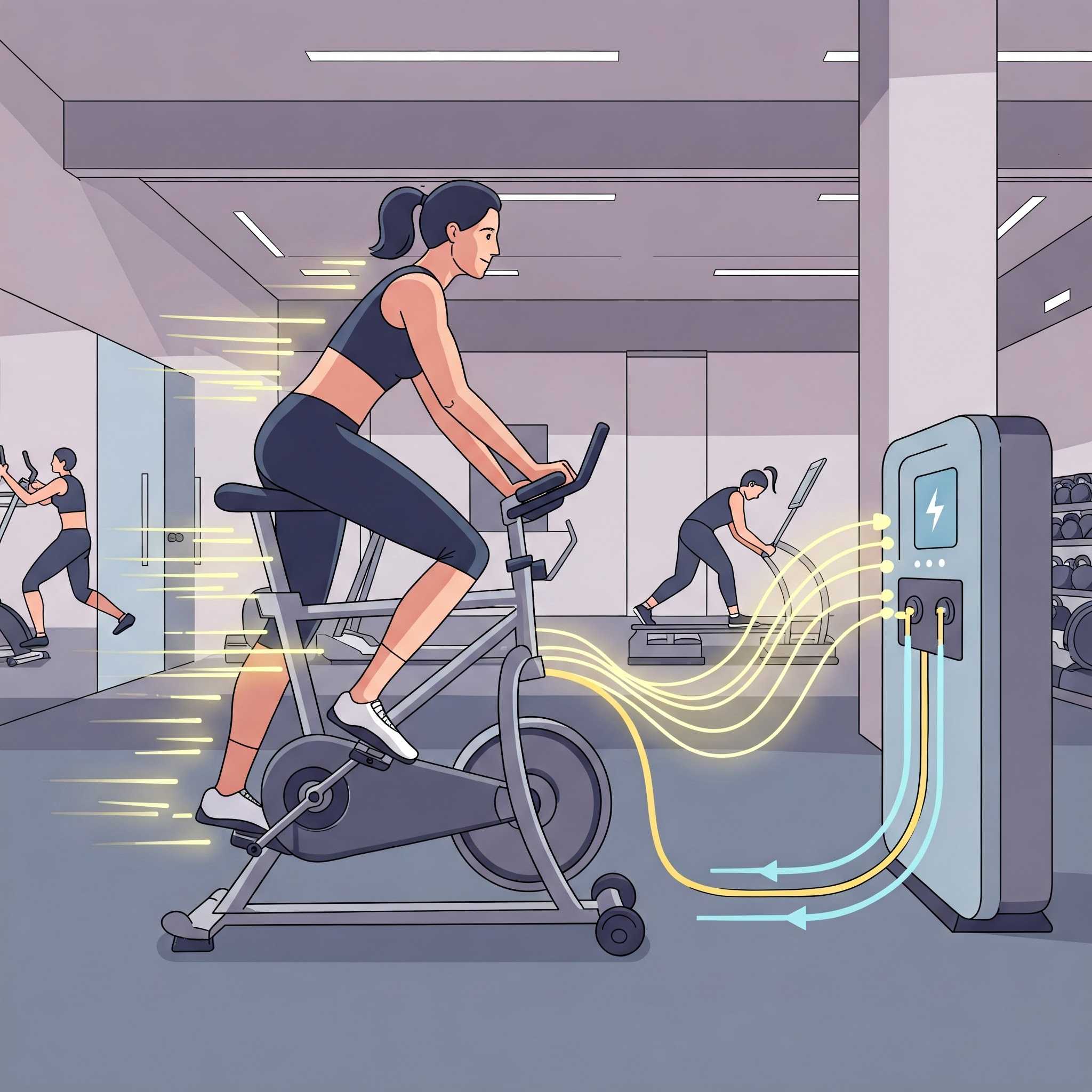 ZapFit - Energia de Equipamentos de Ginásio